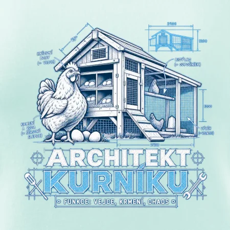 Architekt kurníku technický výkres