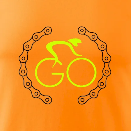 GO cyklista (fluo potisk)