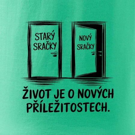 Dveře  - starý sračky - nový sračky