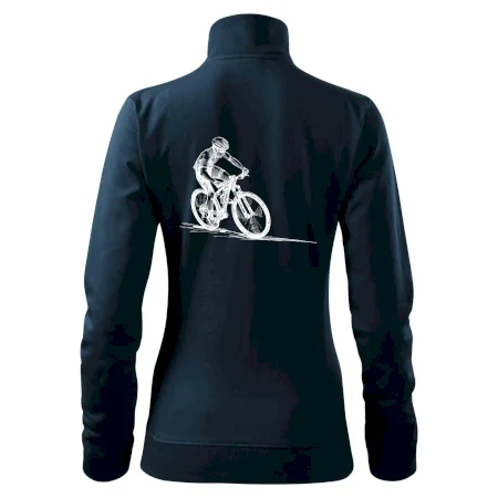 MTB kreslený cyklista