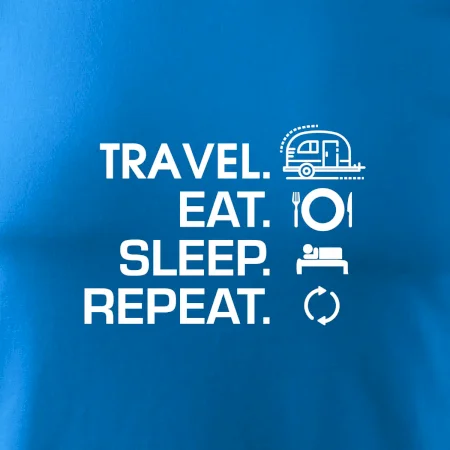 Eat sleep travel - Malý přívěs