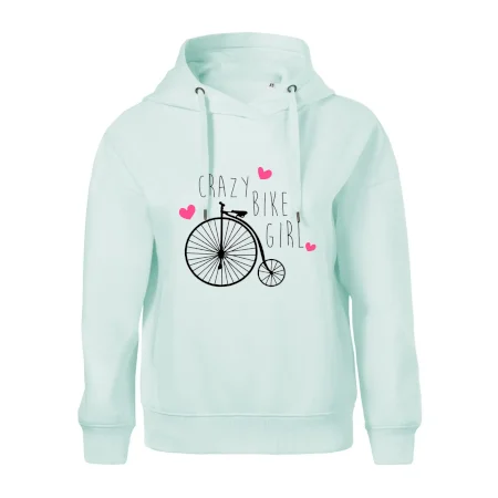 Crazy bike girl
