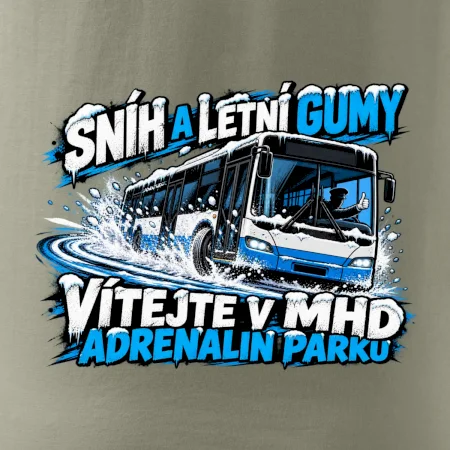 Sníh a letní gumy MHD adrenalin park