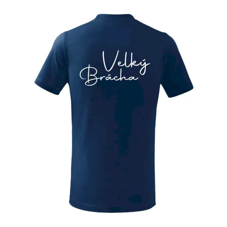 Velký brácha - nápis na zádech