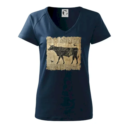 Egyptské hieroglyfy kráva