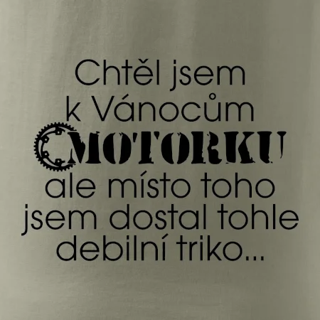 Chtěl / chtěla jsem dostat motorku - Vánoce