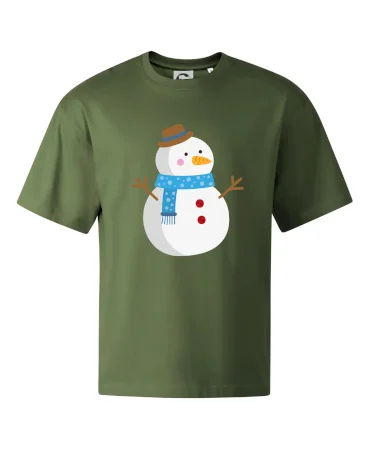 Sněhulák se šálou