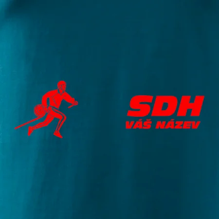 Hasičský sport SDH + váš název ČERVENÁ