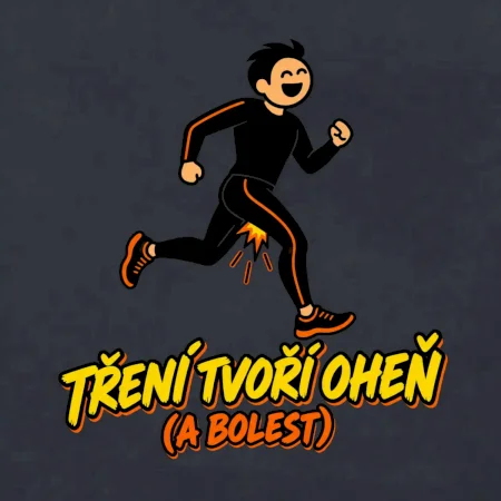 Běžecké tření tvoří oheň
