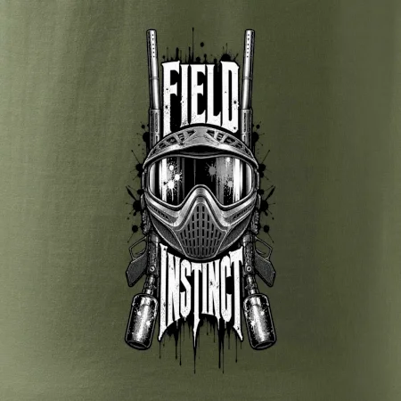 Černobílá maska field instinct paintball