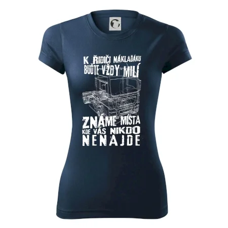 K řidiči náklaďáku buďte vždy milý
