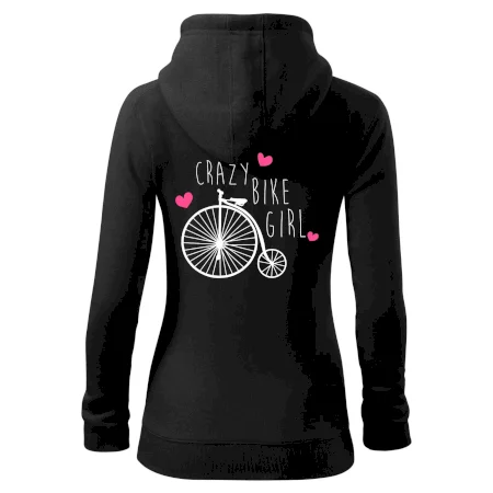 Crazy bike girl