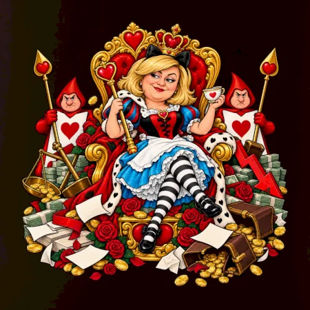 Alenka v říši dluhů královna rozpočtu