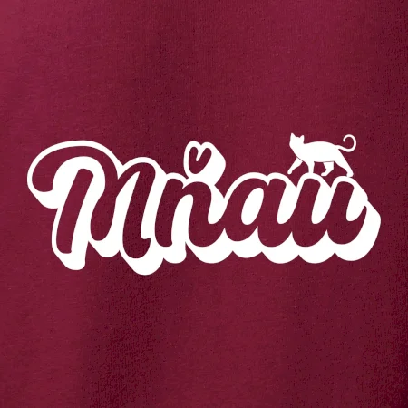 Mňau nápis