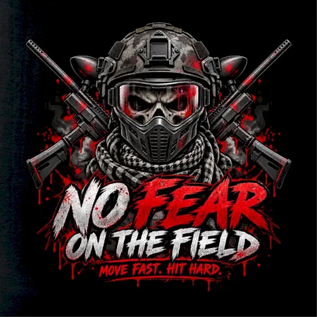Lebka bojovníka no fear paintball