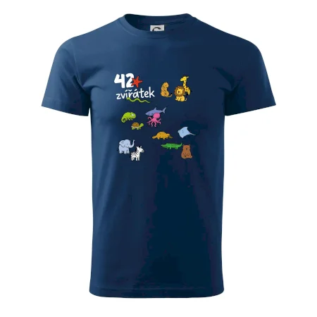 Tričko + 42 nažehlovacích zvířátek