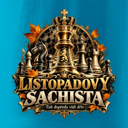 Listopadový šachista se zlatým králem