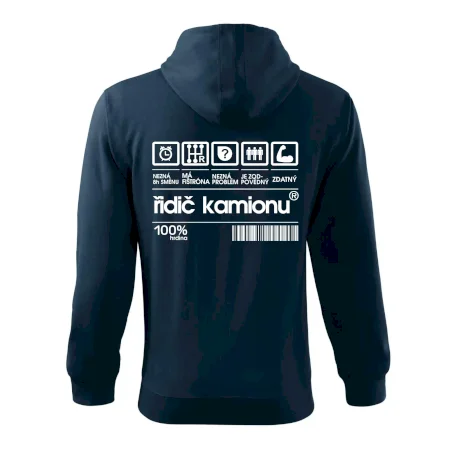 Čárový kód řidič kamionu