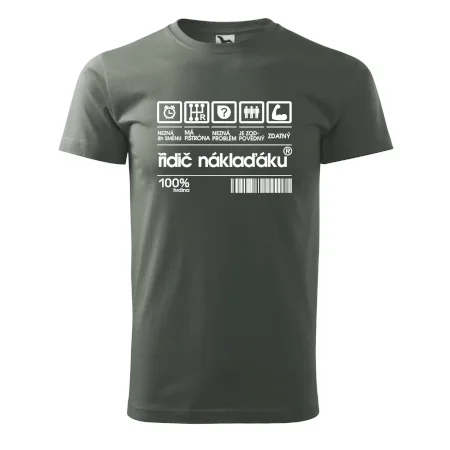 Čárový kód řidič náklaďáku