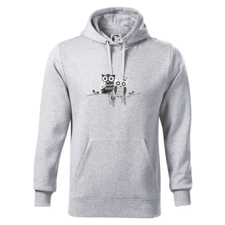 Dvě sovy abstraktní