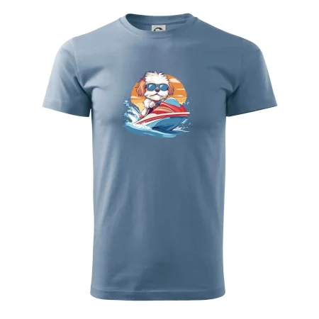 Bišonek na vodním skútru