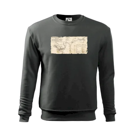 Mapa Báňské dráhy z Moravské Ostravy do Doubravy