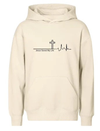 Jesus Saved My Life kříž ekg