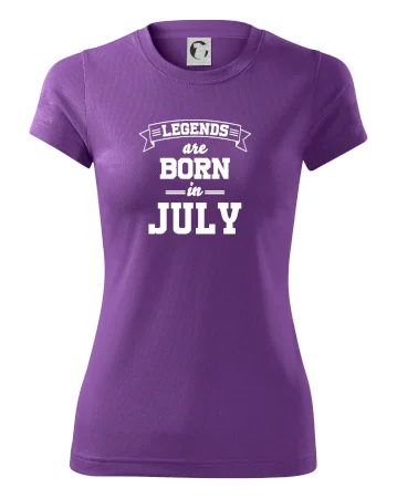 Legends are born in July
