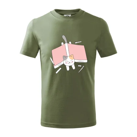 Učení na státnice kočka