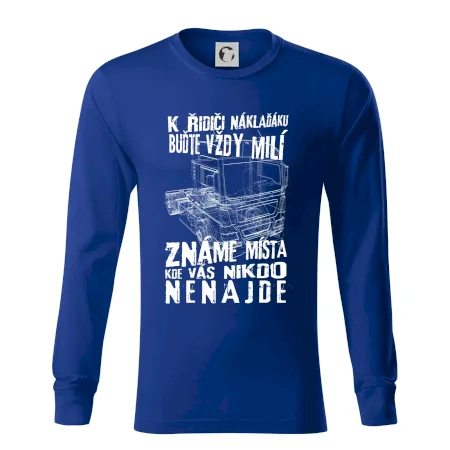 K řidiči náklaďáku buďte vždy milý