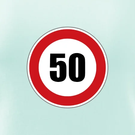 Dopravní značka - omezení rychlosti 50