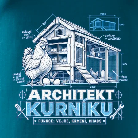 Architekt kurníku technický výkres