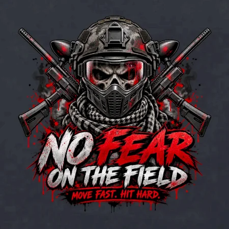 Lebka bojovníka no fear paintball