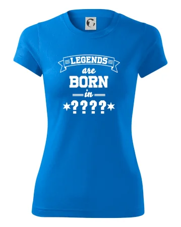 Legends are born in vlastní ročník