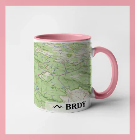Hrnek - Brdy mapa