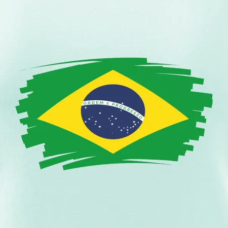 Brazílie vlajka štětkou