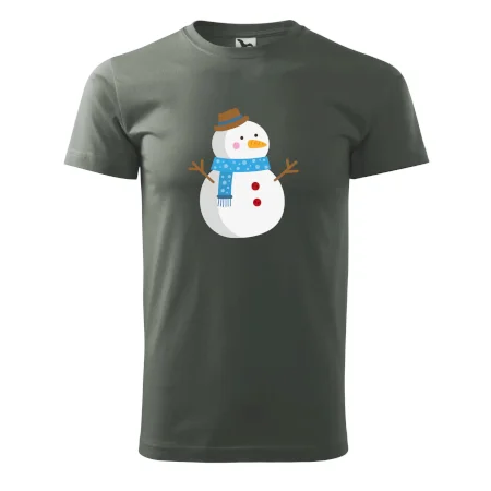 Sněhulák se šálou