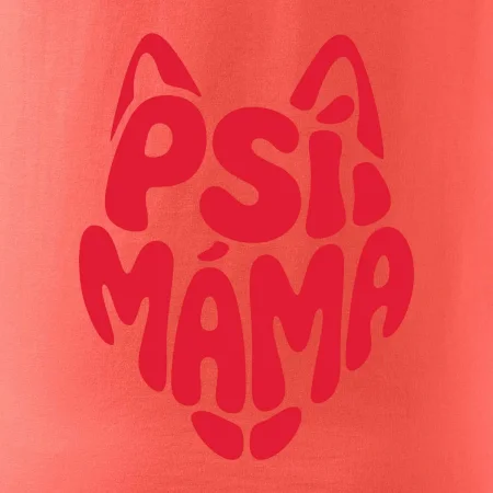 Psí máma nápis v hlavě