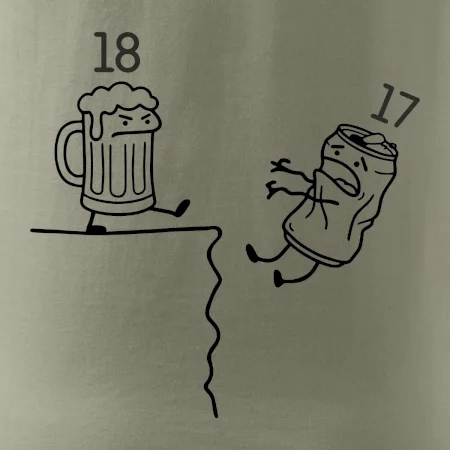 Pivo narozeniny - útes 18 let