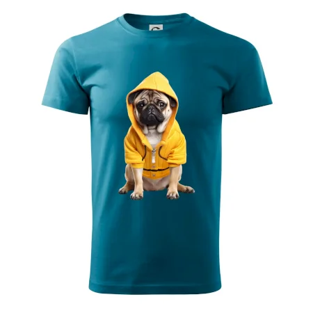 Mops v mikině