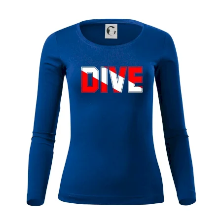 Dive nápis vlajka