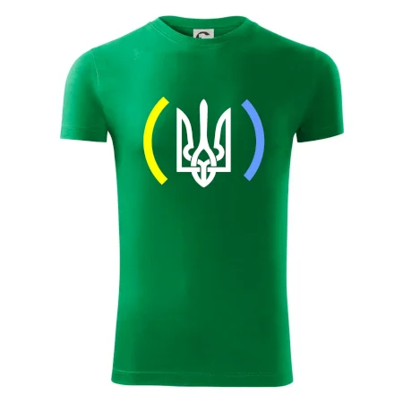 Ukrajina trojzubec s barvami