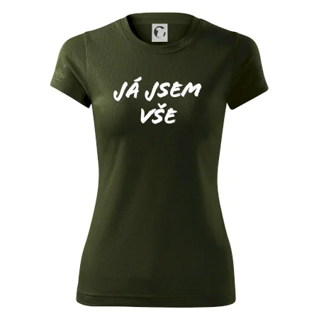 Nápis Já jsem vše!