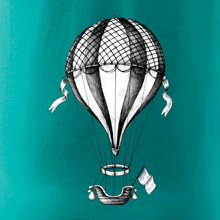 Horkovzdušný balón  kreslený