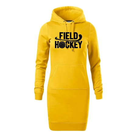 Field hockey míček a nápis