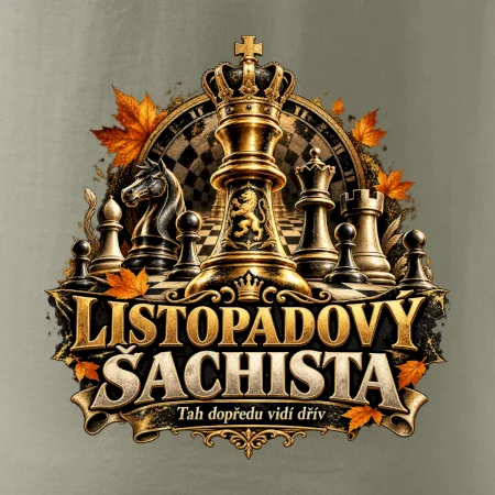 Listopadový šachista se zlatým králem