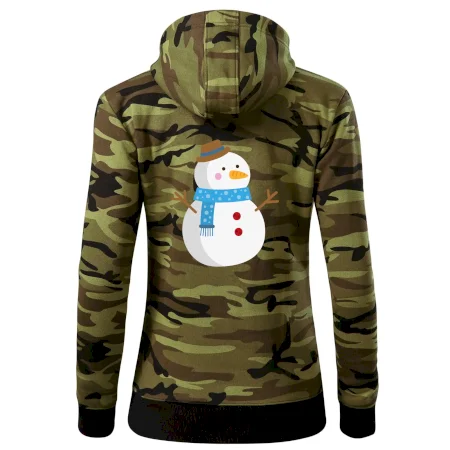 Sněhulák se šálou