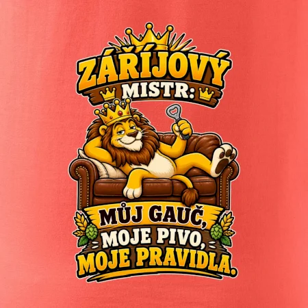 Záříjový mistr -  můj gauč, moje pivo, moje pravidla
