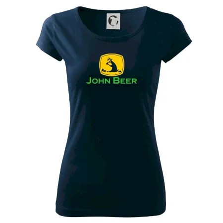 John Beer jelen s pivem