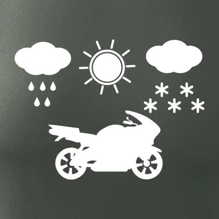 Motorkář za každého počasí - silnice